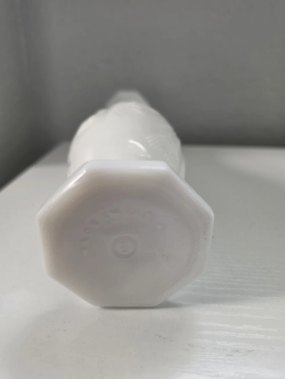 White Decorative Glass Bud Vase - Classic Home Accent